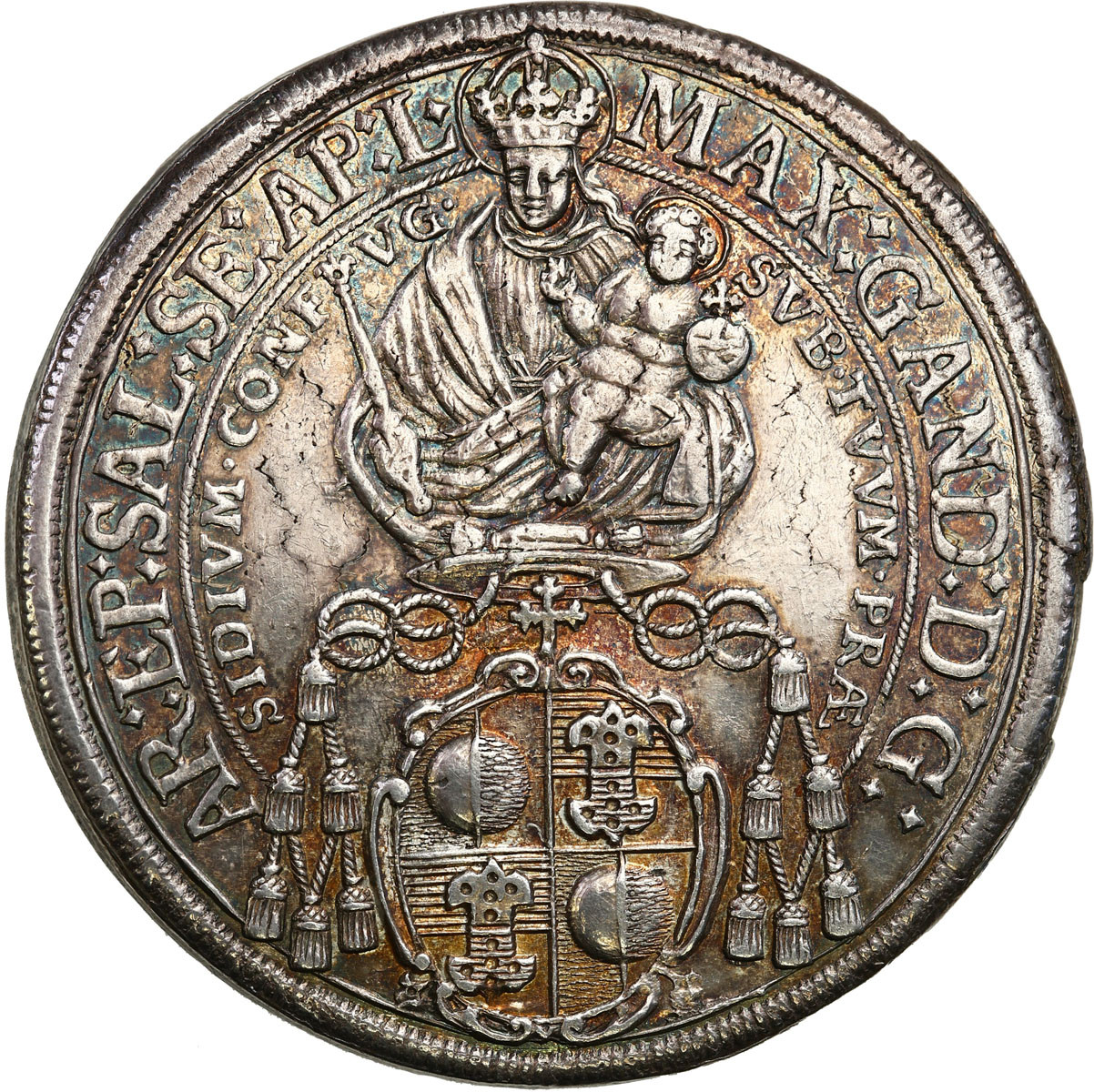 Austria, Maksymilian Gandolf graf Kuenburg (1668–1687). Talar 1677, Salzburg